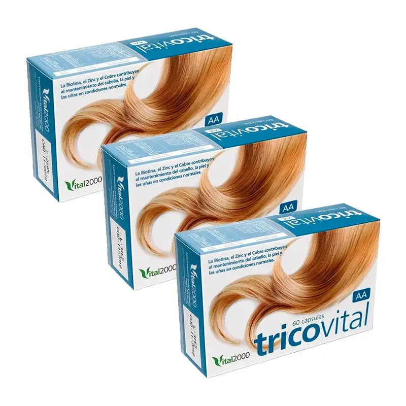 Vital 2000 Tricovital Aa, Confezione 3 x 60 Capsule