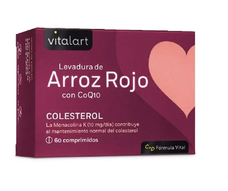 Vitalart Vitalart Arroz Rojo Coq10, 60 Comprimidos