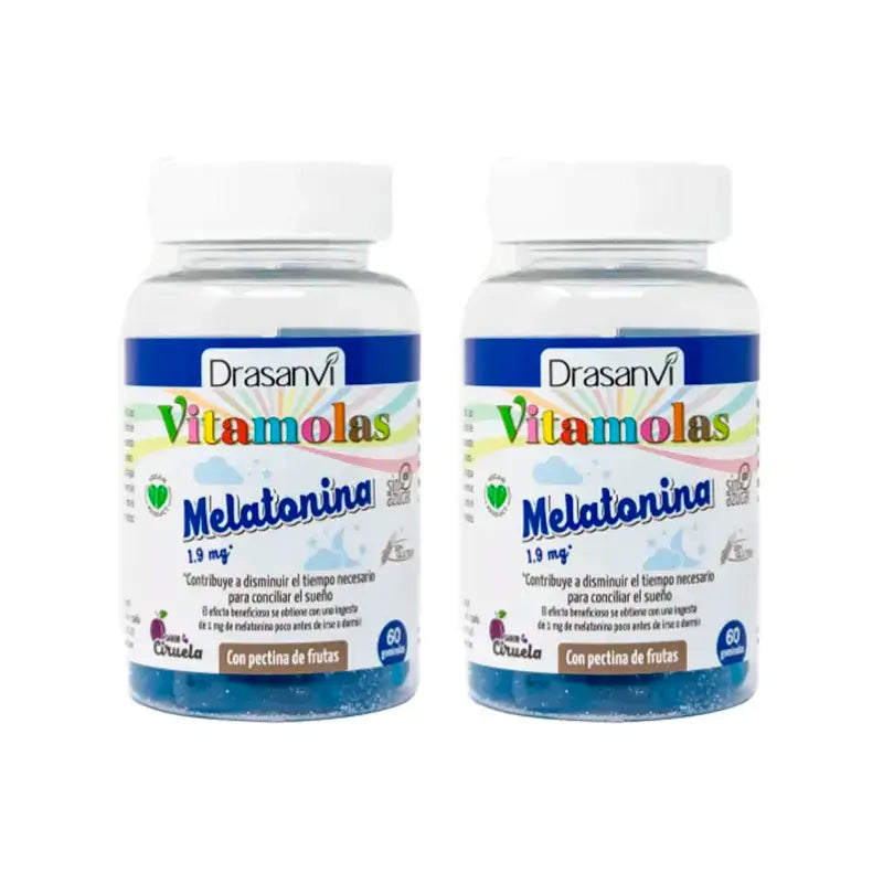 Vitamolas Drasanvi Melatonina , 2X60 Gommine