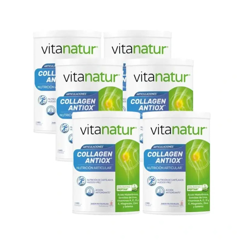 Vitanatur Collagene Antiox Plus, Confezione da 3, 2X360 Gr