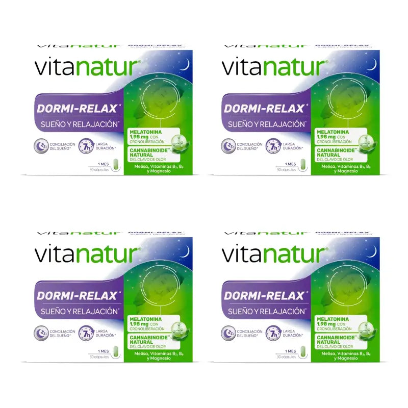 Vitanatur Dormi-Relax, 4 confezioni da 30 capsule