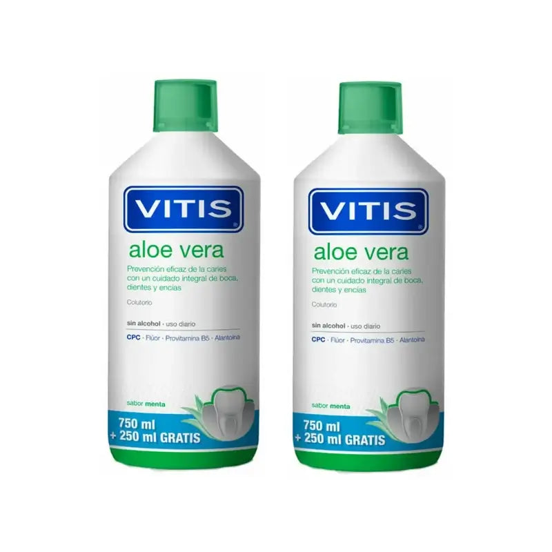 Collutorio Vitis Aloe Vera, 2X1 litro