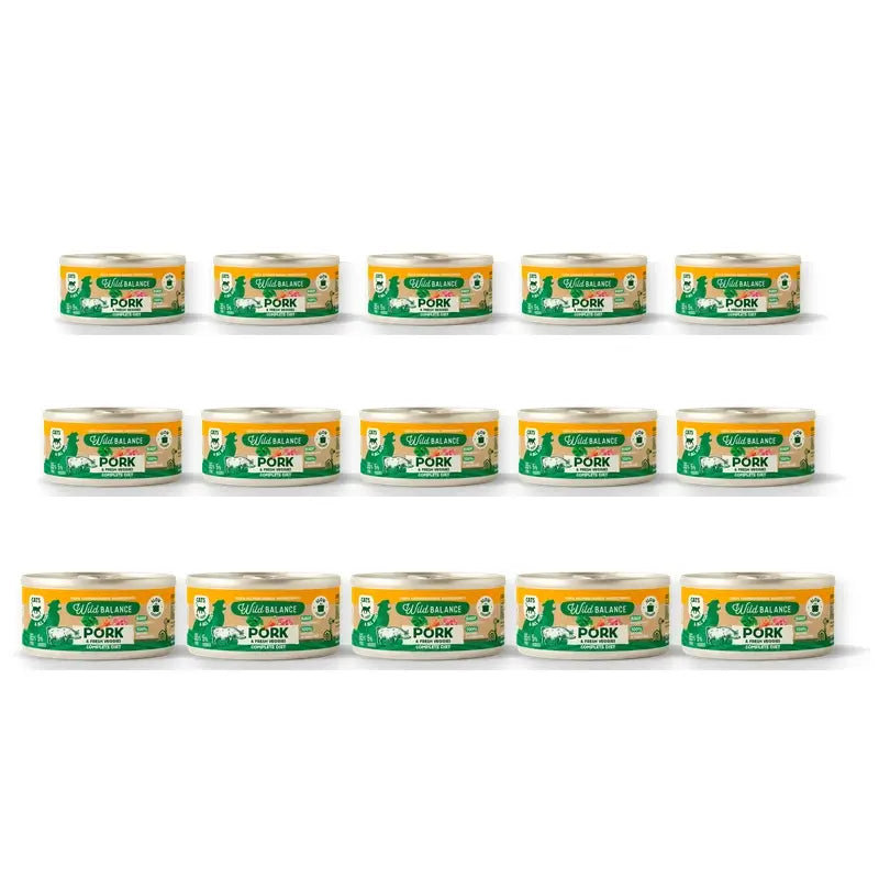 Wild Balance Philosophy Barf per gatti in lattina, 120 g, Confezione da 6