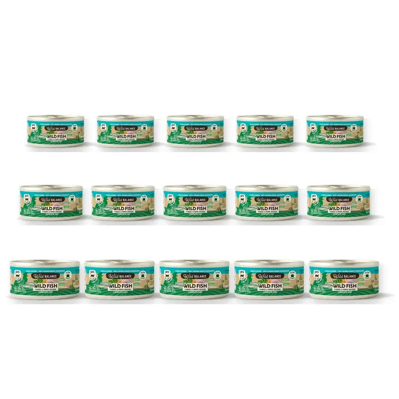 Wild Balance Philosophy Barf di pesce per gatti, 120 g, Confezione da 6