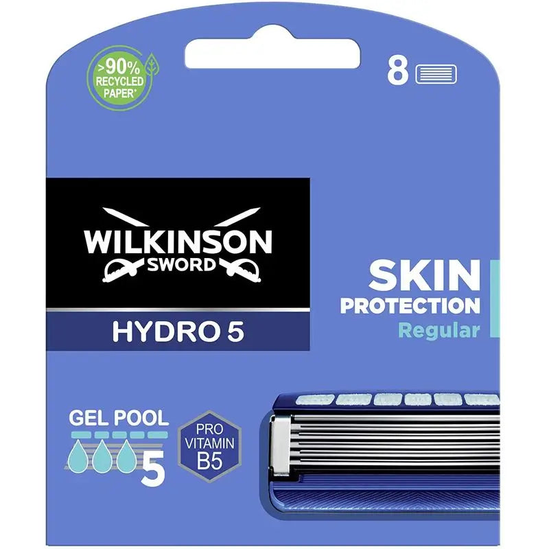 Wilkinson Sword Hydro 5 Protezione della pelle Caricatore regolare 8 pz.