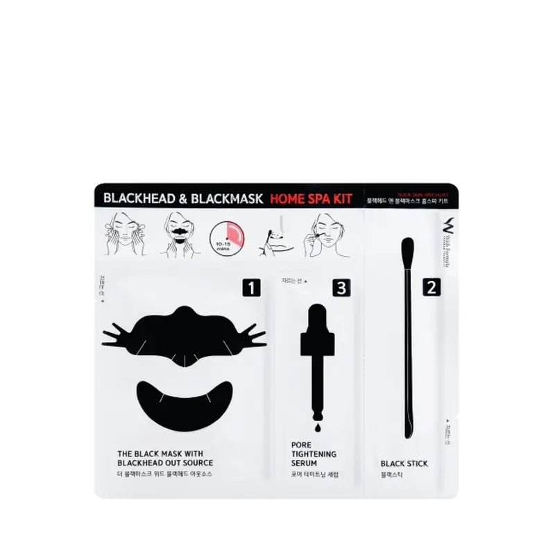 Wish Formula Maschera per i punti neri e il nero Kit Spa, 1 confezione