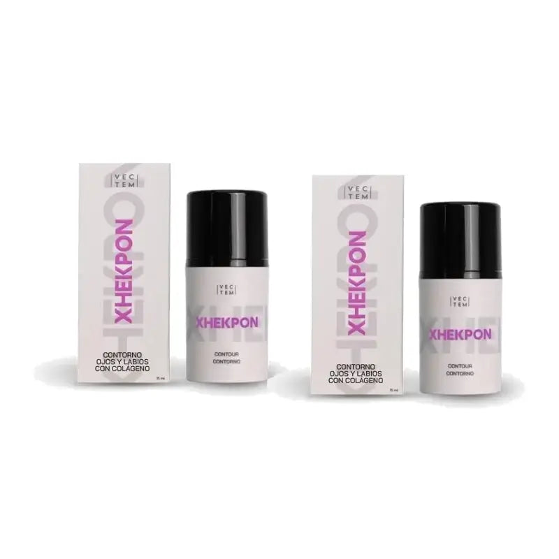 Xhekpon Crema per il contorno occhi, confezione da 2 x 15 ml
