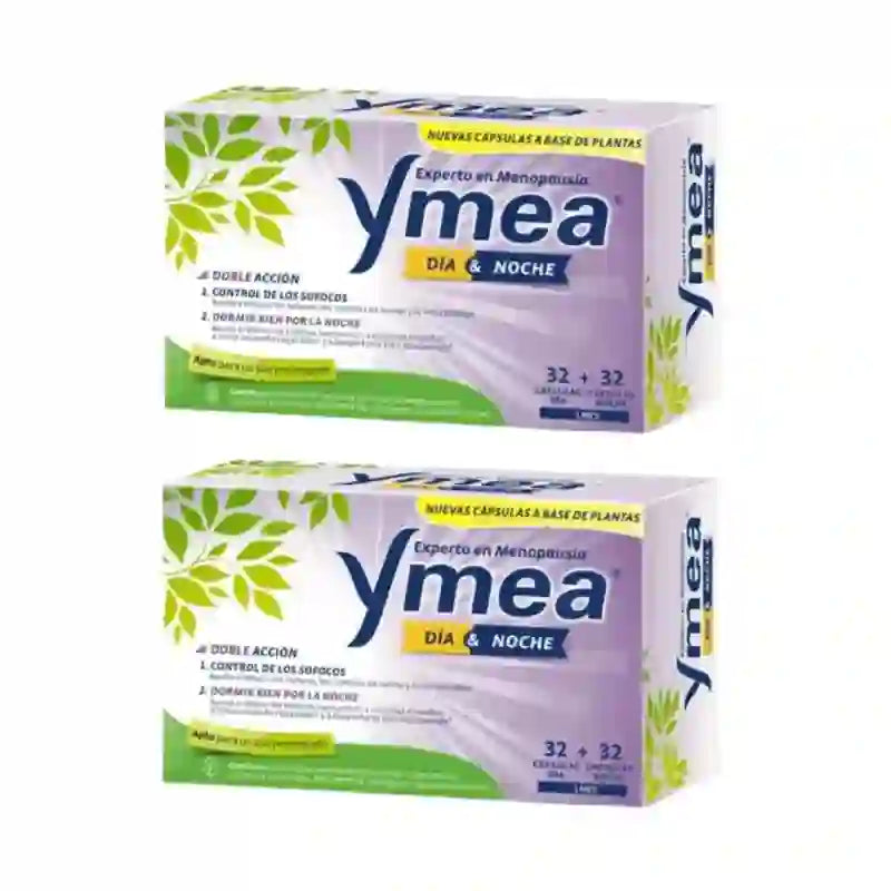 Ymea Day&Night Doppia Azione Menopausa, 32+32 Capsule, Confezione Da 2