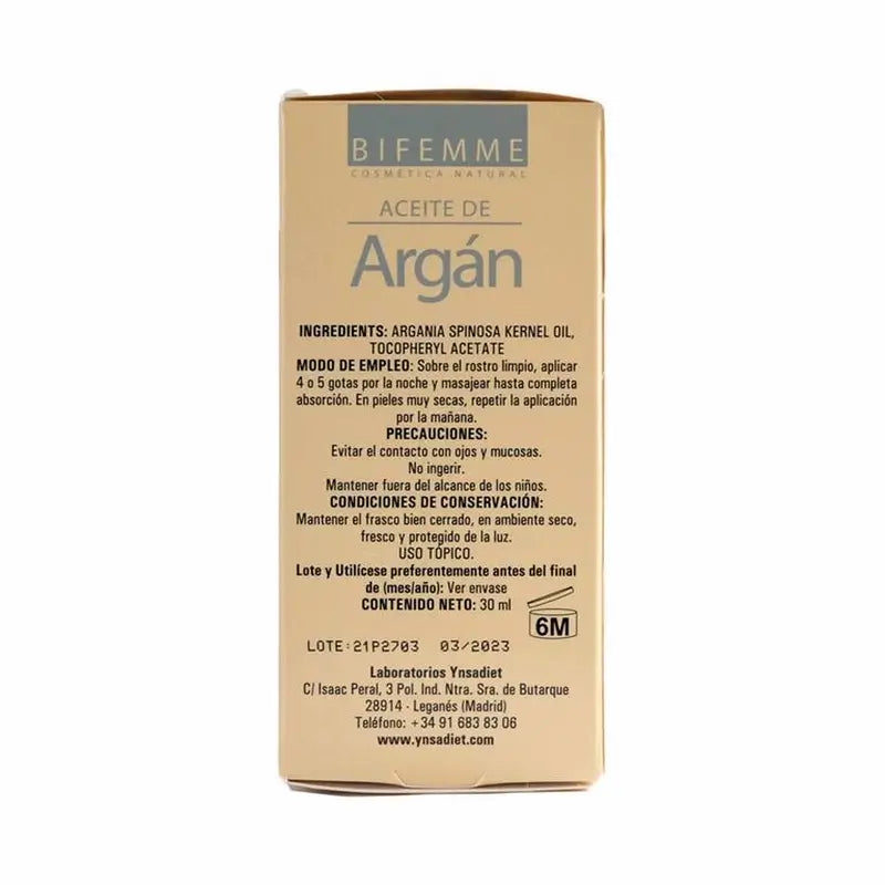 Ynsadiet Olio di Argan, 30 ml