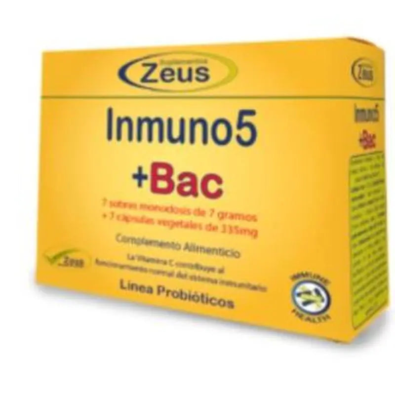Zeus Inmuno5+Bac 7Sbrs+7 Cápsulas