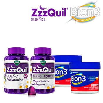 PACKS VIRTUALES BION3, ZZZQUIL HASTA 25% DTO. ON GOING (31 DICIEMBRE 2026) - CLONADA