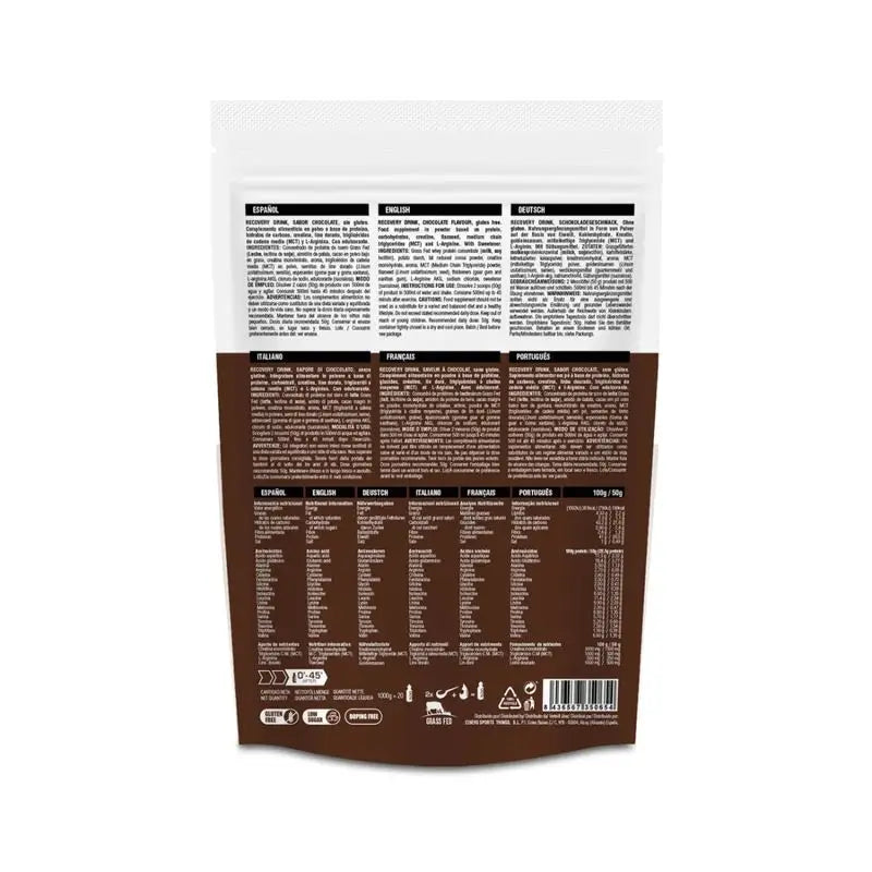 226Ers Recovery Drink Cioccolato per il recupero muscolare alimentato a erba, 1000 grammi