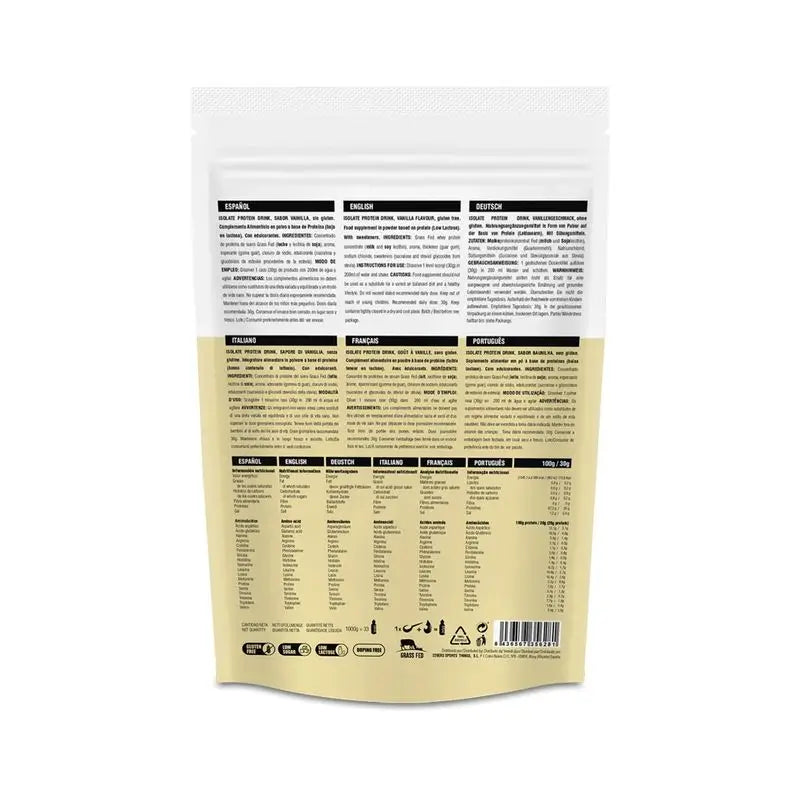 226Ers Proteine del siero di latte grass fed frullato di proteine grass fed crema alla vaniglia, 1000g