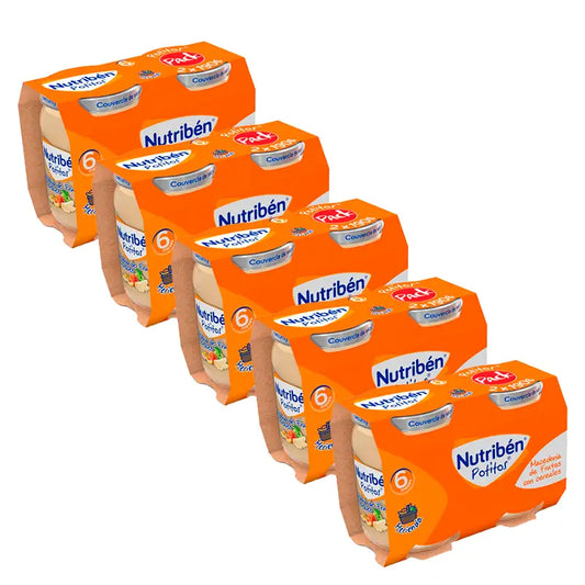 Nutriben Confezione Pot Macedonia Frutta Cereali 5 X 2 X 190 Gr