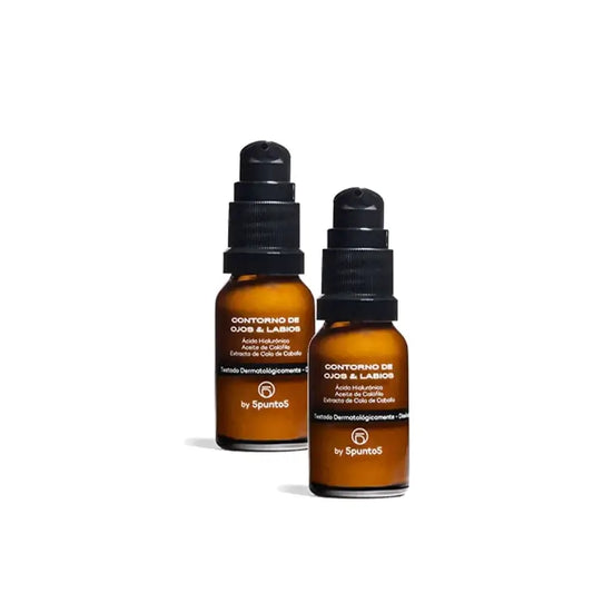 5Punto5 Contorno occhi e labbra per pelli mature 15 ml, confezione da 2