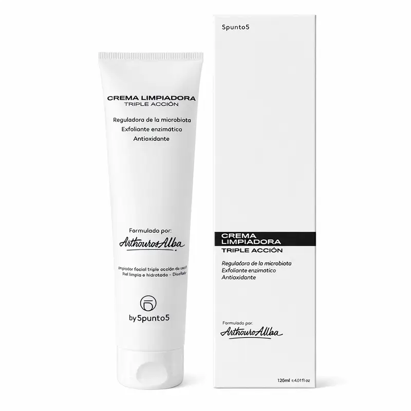 5Punto5 Crema detergente a tripla azione , 125 ml