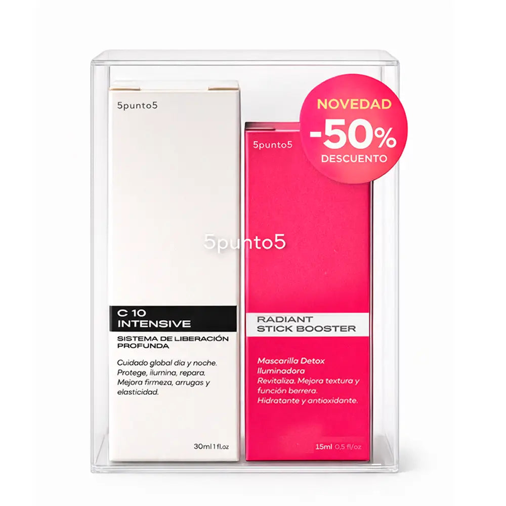 5Punto5 Confezione C-10 Intensive + Skin Radiant Booster Edizione Speciale, confezione da 2