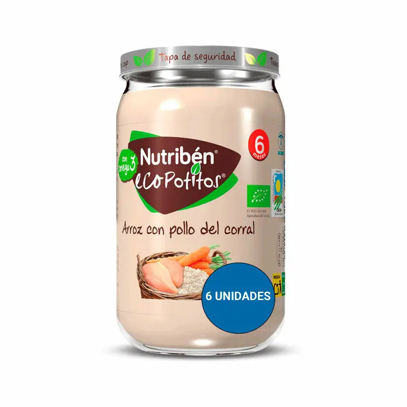 Nutriben Potito Eco Riso con pollo dell'aia 6x235g