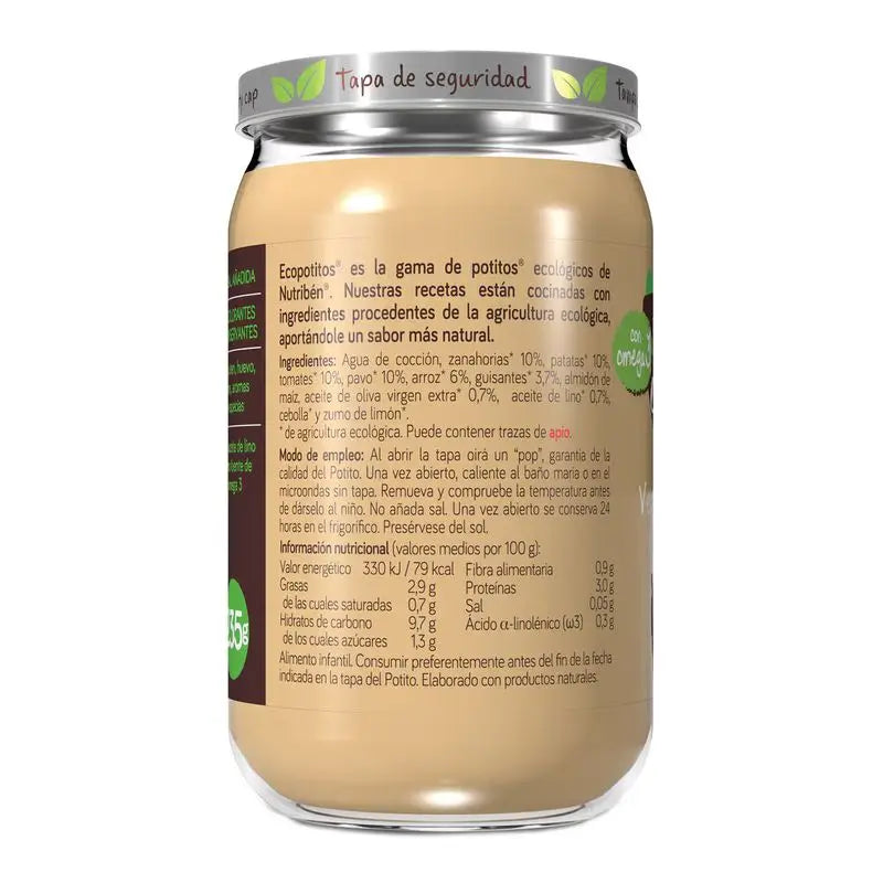 Nutriben Potito Eco Orto Tacchino 6x235g