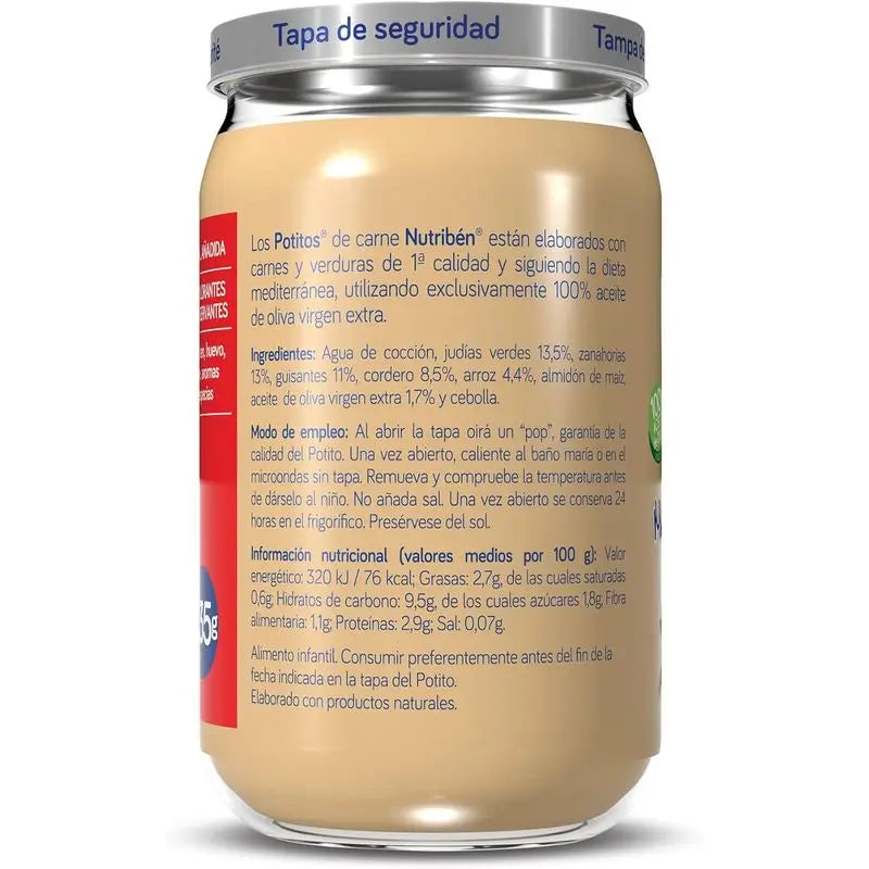 Nutriben Potito Agnello Stufato 6x235g