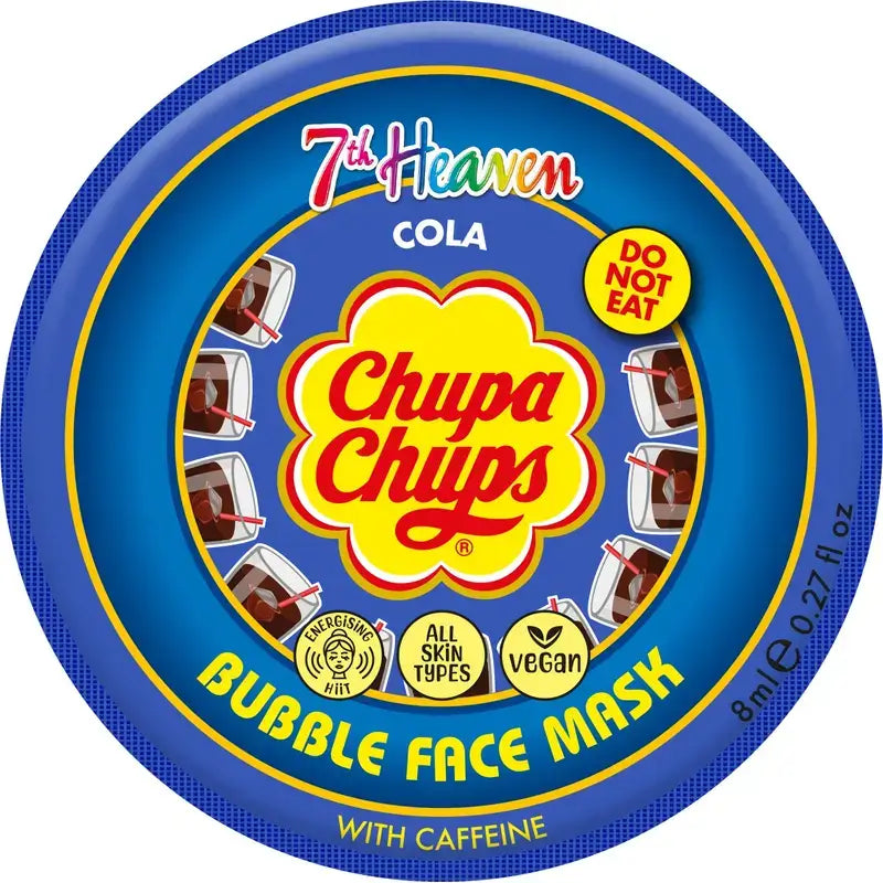 7 Heaven Bubble Chupa Chups Maschera di bolle di cola
