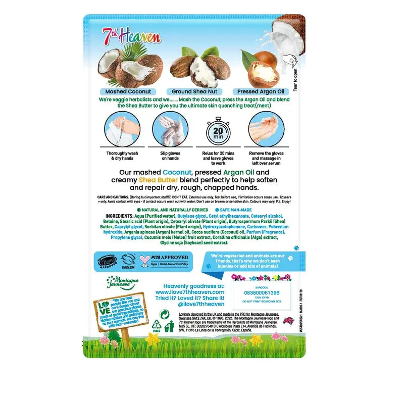 7 Heaven Maschera mani idratante al cocco , 1 unità