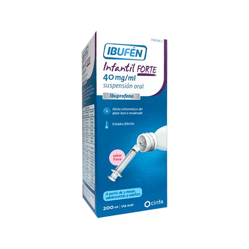 Ibufén Infantil Forte 40 Mg/Ml Sospensione orale, 1 flacone da 200 ml