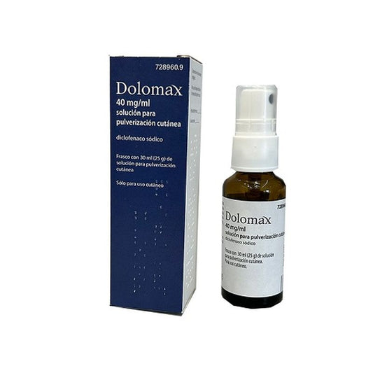 Dolomax 40 Mg/Ml Soluzione cutanea spray, 1 flacone da 30 ml