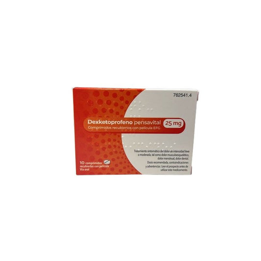 Pensavital Efg Dexketoprofene 25 Mg, 10 compresse rivestite con film