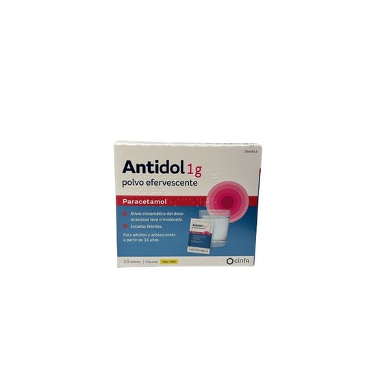 Antidol 1 G, 10 bustine di polvere effervescente