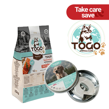 REBAJAS - TOGO 25% ANTIPARASITARIOS SNACKS Y ACEITE DE SALMÓN (31 JULIO 2026)