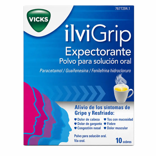 Ilvigrip polvere espettorante per soluzione orale, 10 bustine