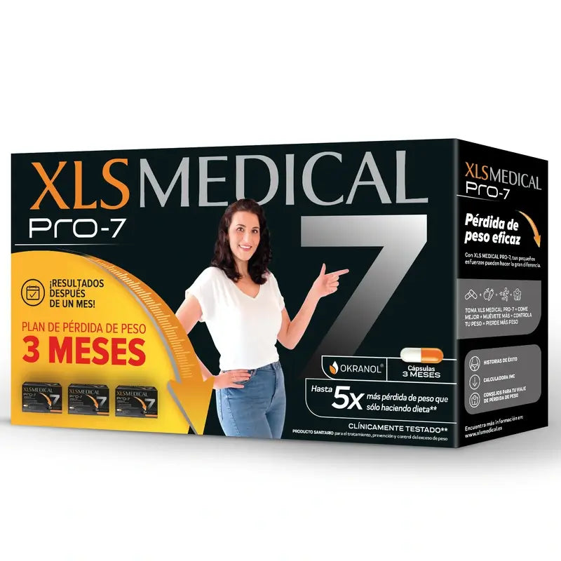 Xls Medical Pro7 Confezione 3x180 Capsule