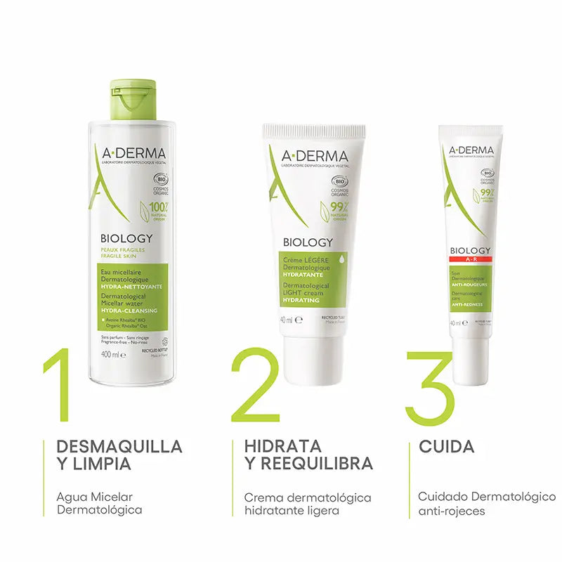 A-Derma Biology Idratante dermatologico leggero 40 ml