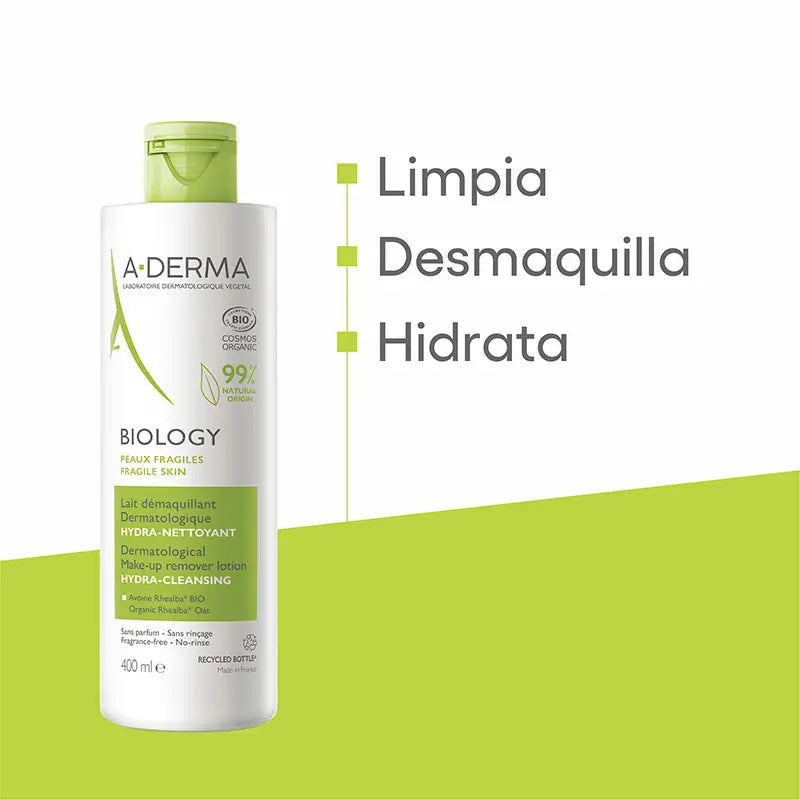 A-Derma Biology Latte struccante dermatologico 400 ml