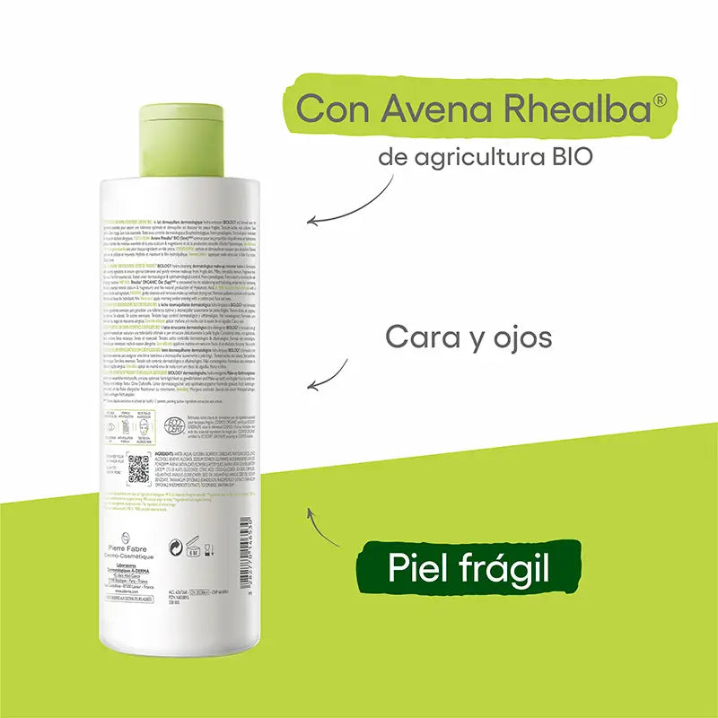 A-Derma Biology Latte struccante dermatologico 400 ml