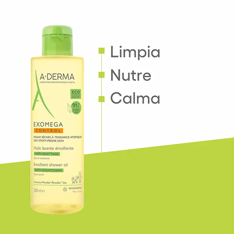 A-Derma Exomega Control Olio doccia emolliente 500 ml
