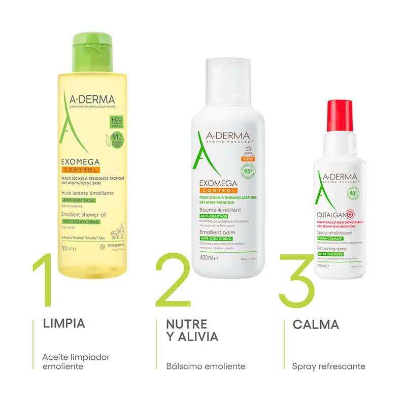 A-Derma Exomega Control Balsamo emolliente 400 ml