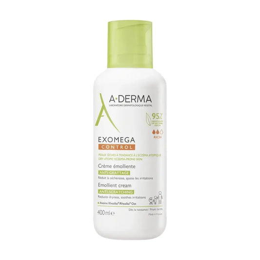 A-Derma Exomega Control Crema Emolliente, 400 ml