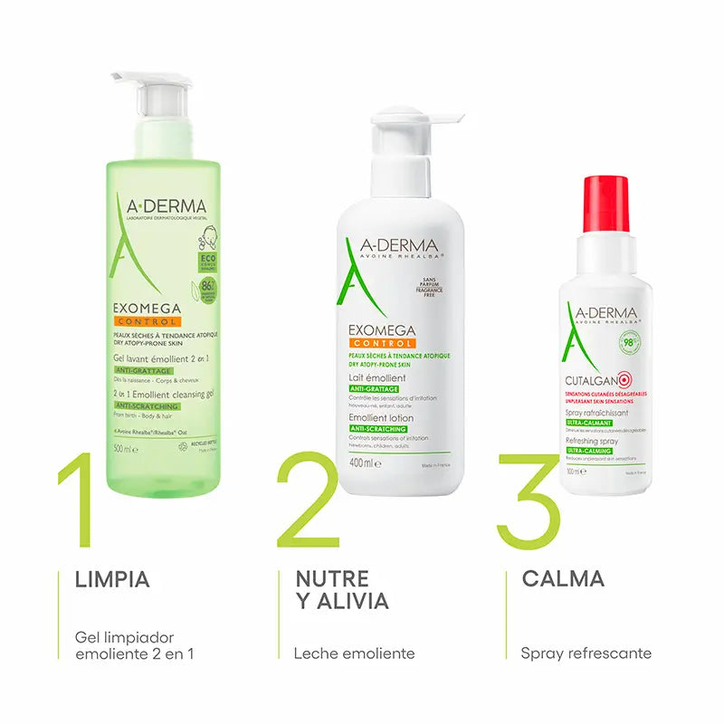 A-Derma Exomega Control Latte emolliente per il corpo 400 ml