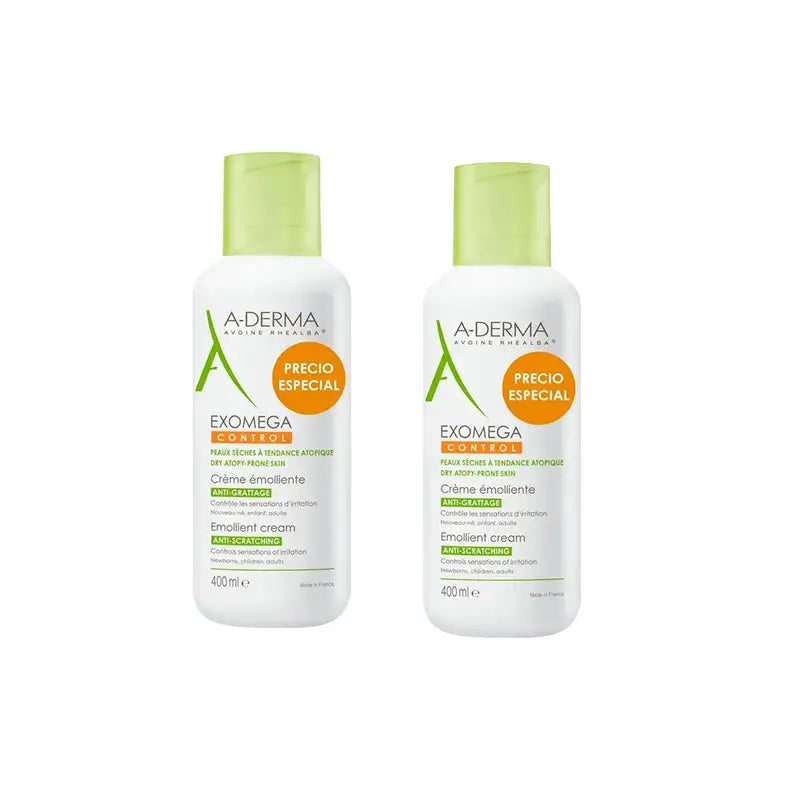 A-Derma Exomega Kit Crema, 2X400 Ml