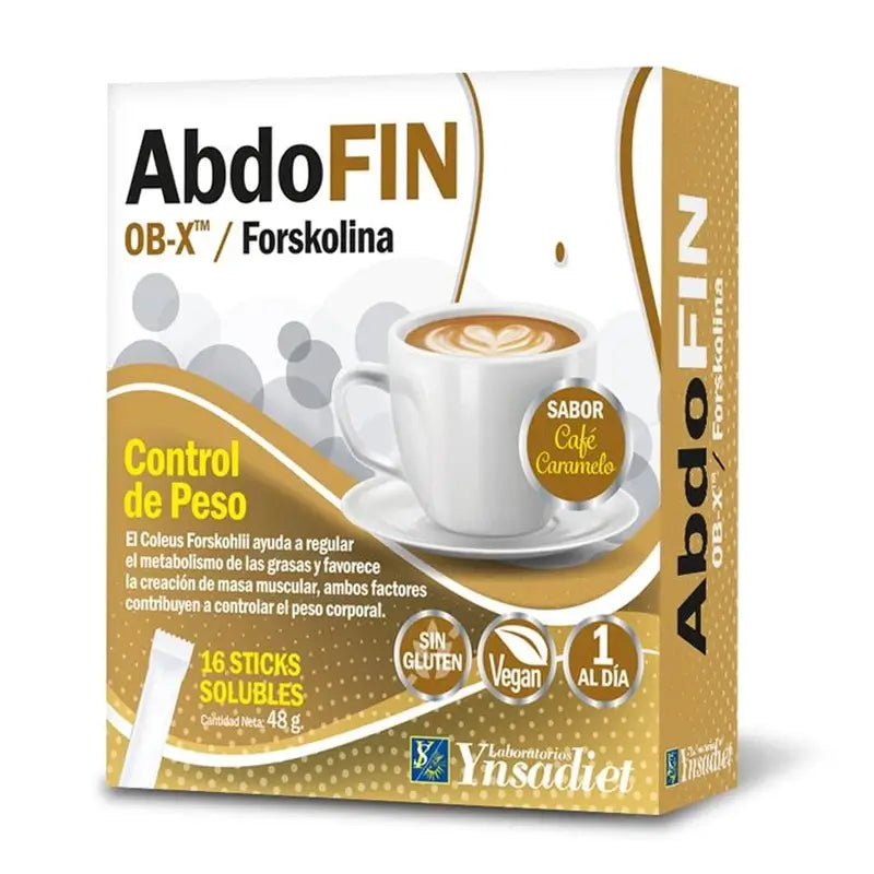 Ynsadiet Abdofin Cafe Caramelo, 16 bastoncini