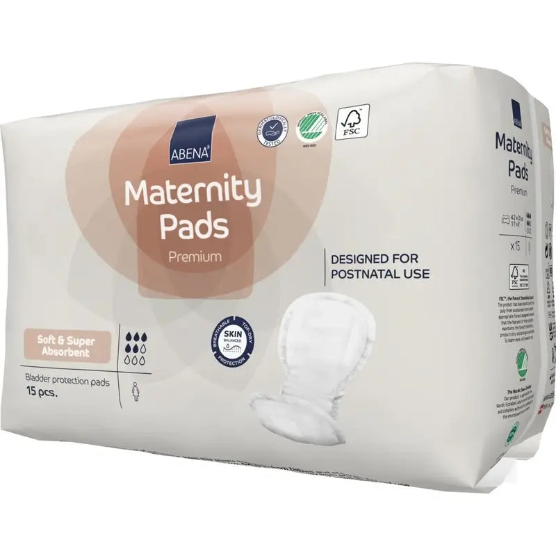 Abena Assorbenti post-parto Premium, 15 pezzi