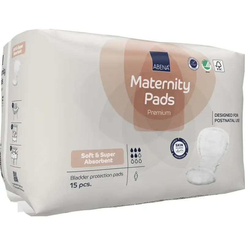 Abena Assorbenti post-parto Premium, 15 pezzi