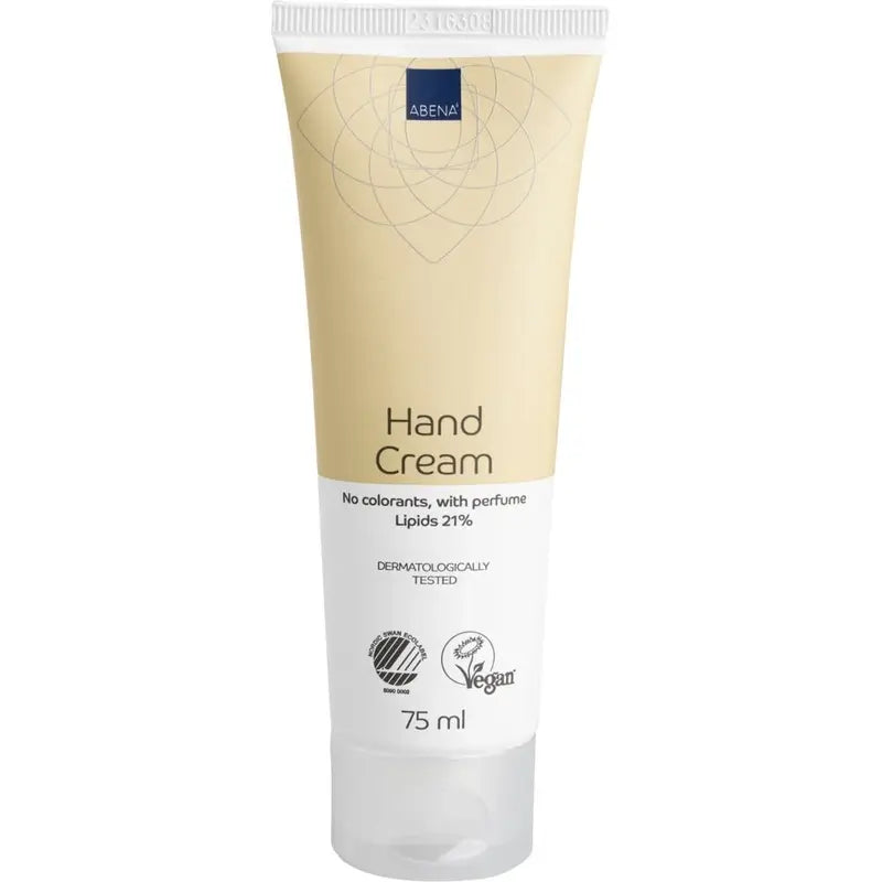 Abena Crema per le mani al 21% di lipidi, profumata, 75 ml