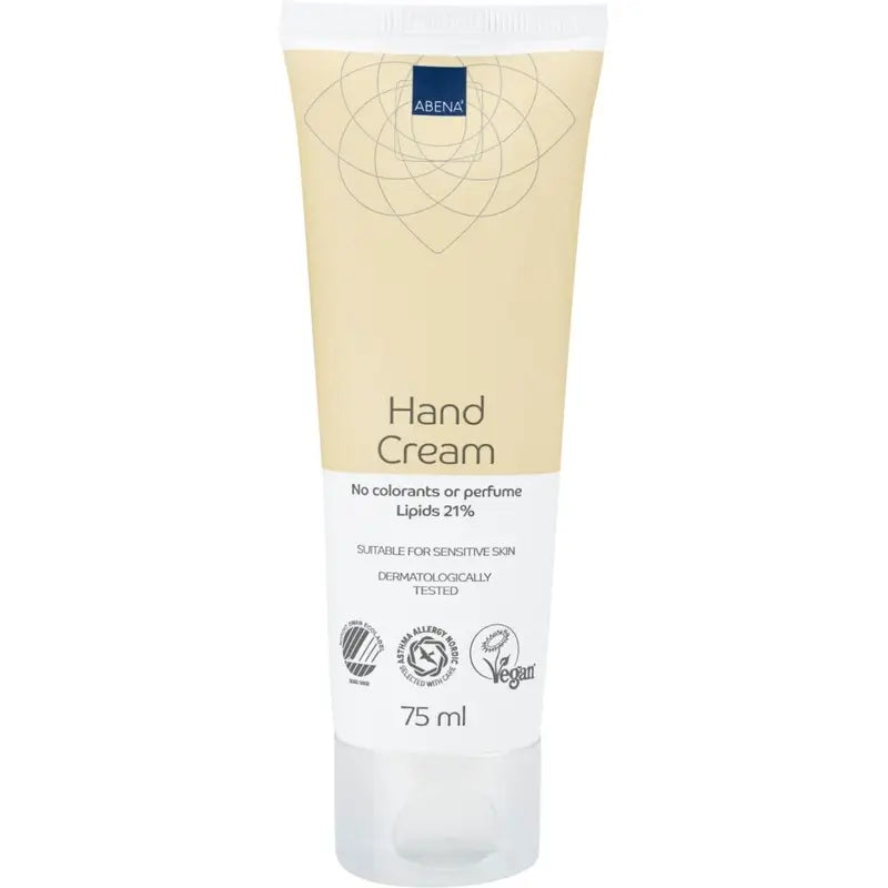 Abena Crema per le mani 21% di lipidi, senza profumo, 75 ml