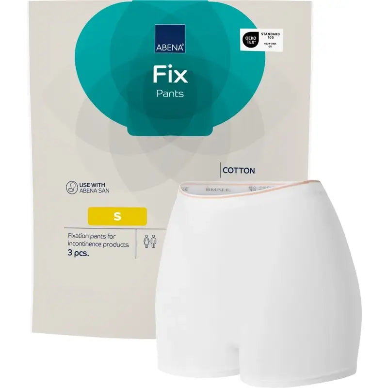 Abena Fix Mutandine di fissaggio in cotone, taglia S, 10 pezzi