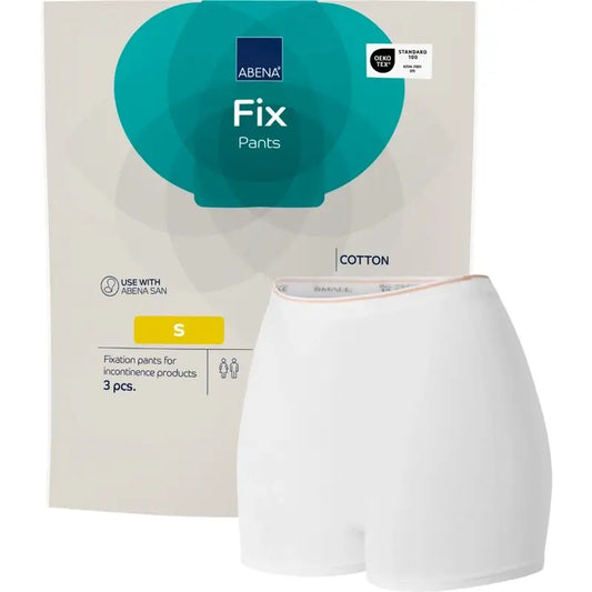 Abena Fix Mutandine di fissaggio in cotone, taglia S, 10 pezzi