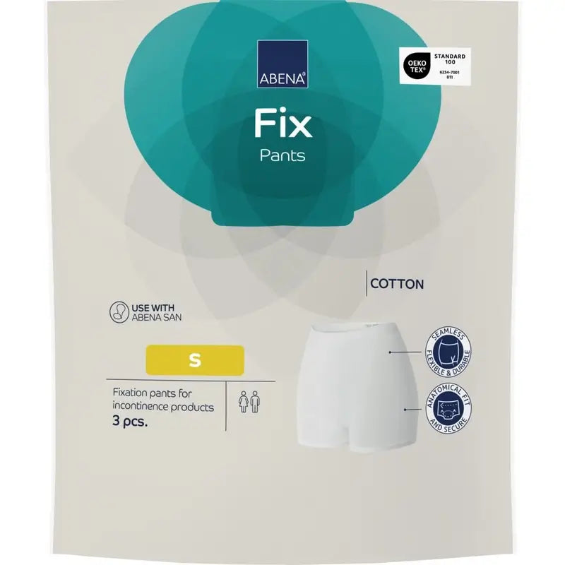 Abena Fix Mutandine di fissaggio in cotone, taglia S, 10 pezzi