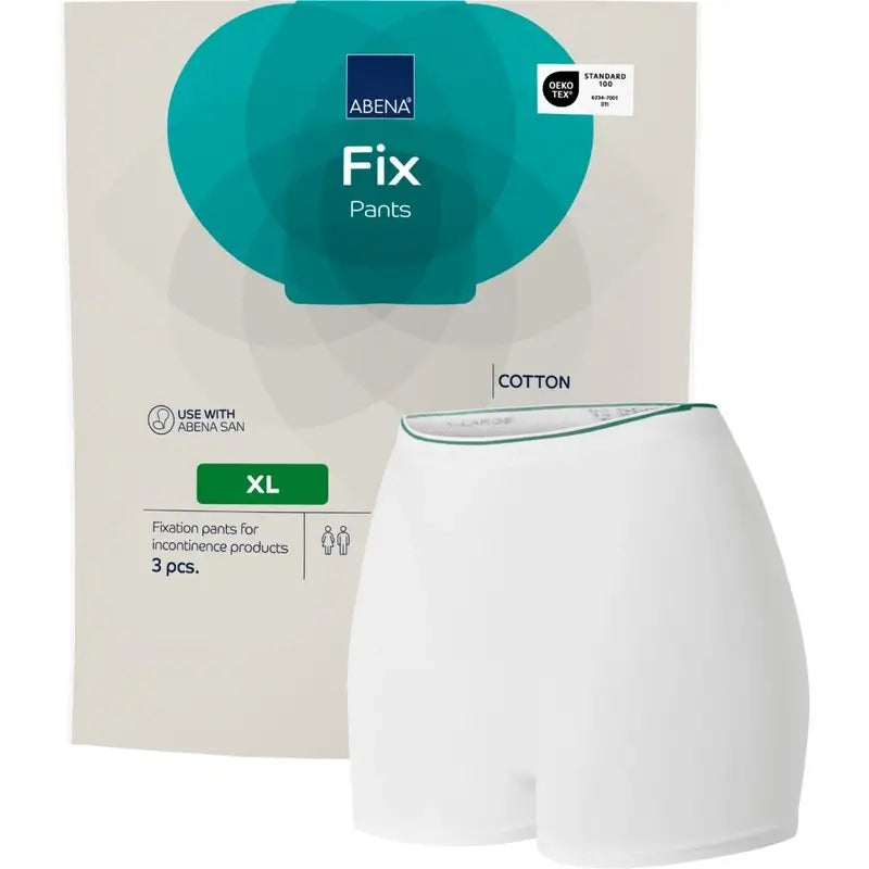 Abena Fix Mutandine di fissaggio in cotone, taglia XL, 10 pezzi
